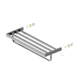 Полка для полотенец Timo Petruma 15258/18 чёрное золото